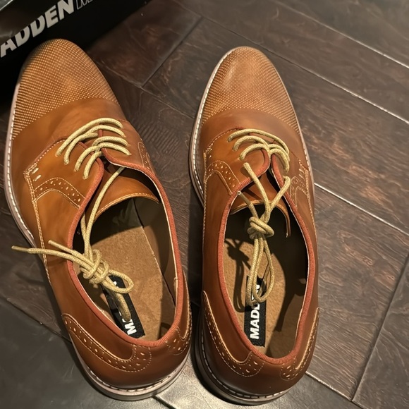Madden men’s amit6 cognac Oxford loafer NIB 12 main image 6